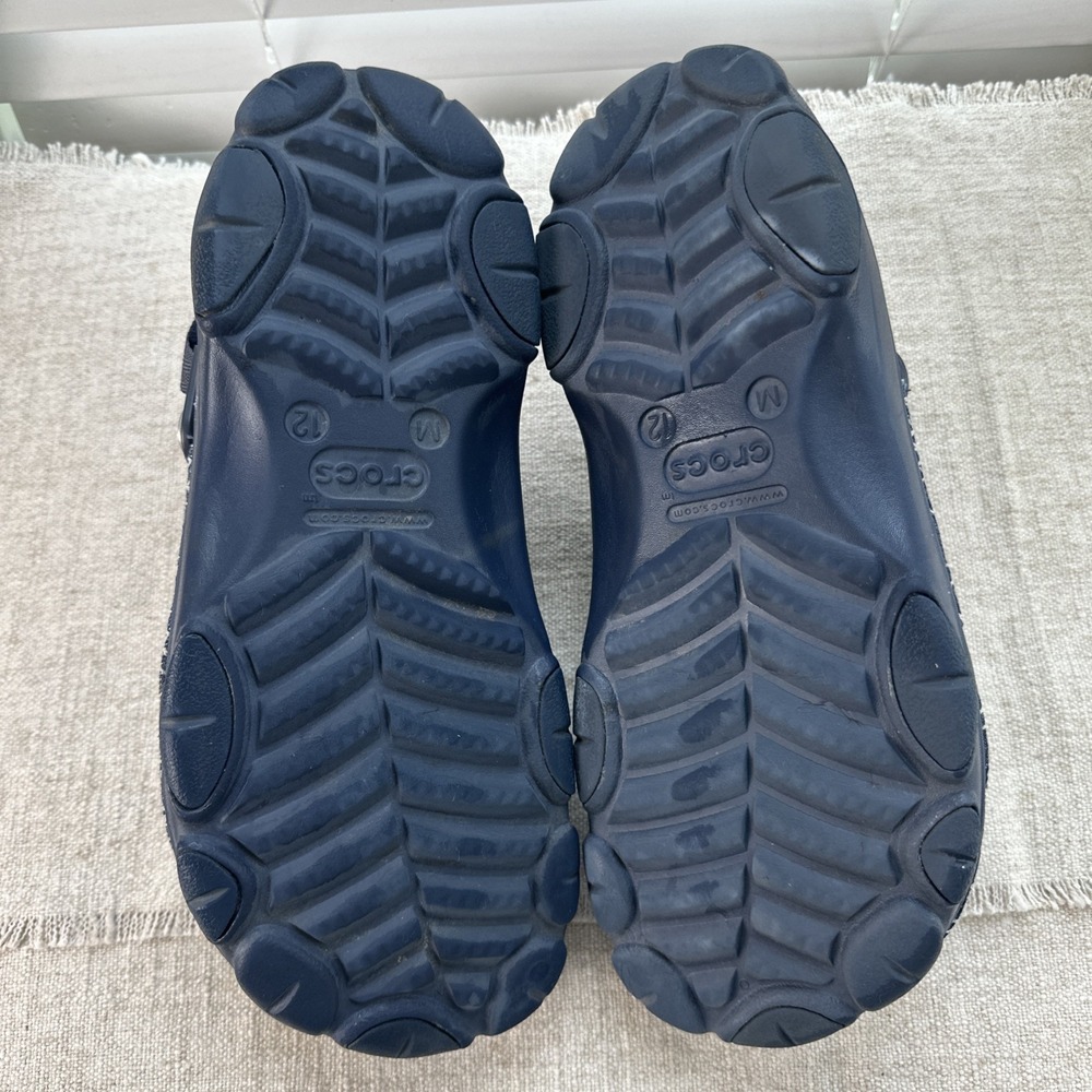 Levi's x Crocs All Terrain Clog M12 Dark Wash Denim Sashiko 208917-410 - Picture 3 of 8